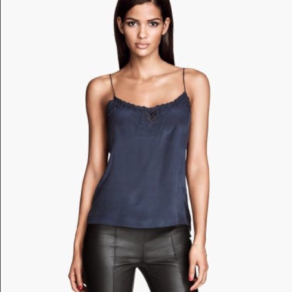 ✨H&M Embroidered Cami Top✨